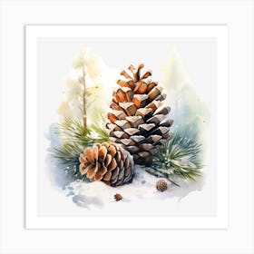 Pine Cones 2 Art Print