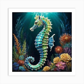 Seahorse 15 Art Print