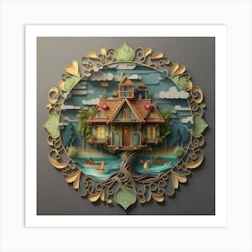 House On A Tree Art Print