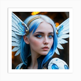 Blue Angel 5 Art Print