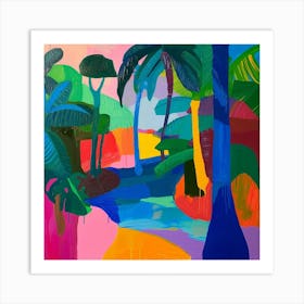 Colourful Gardens Fairchild Tropical Botanic Garden Usa 3 Art Print