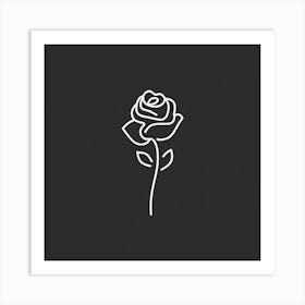 Rose. Art Print