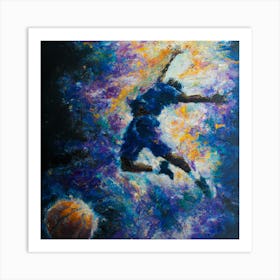 Basketball Player Art Print