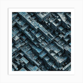 Futuristic City 24 Art Print