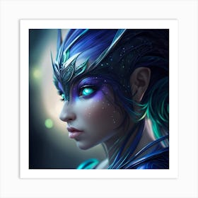 Elven Beauty 2 Art Print