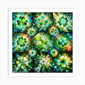 Shamrocks Art Print