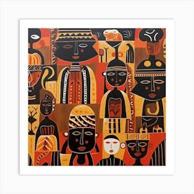 African People Art Print