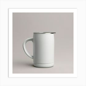 White Coffee Mug 3 Art Print