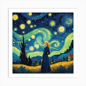 Starry Night 3 Art Print