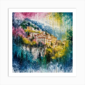 Village In France 1 Art Print