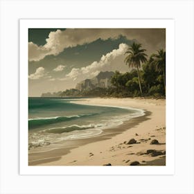 Hawaiian Beach Art Print