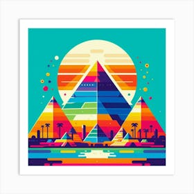 Great Pyramid Of Giza 1 Art Print