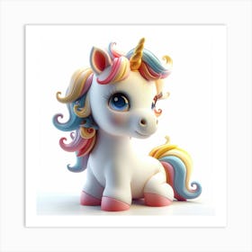 Unicorn 77 Art Print