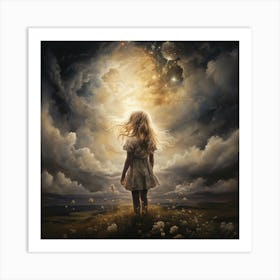 Dreaming Girl Art Print