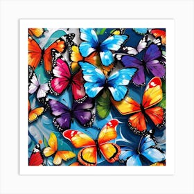 Butterfly Painting 47 Art Print