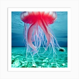 Flying Jelly 8 Art Print