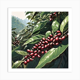 Coffee Tree Art Print