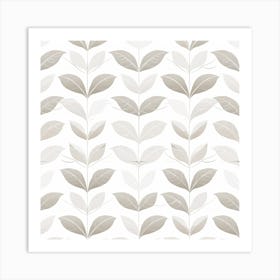 Leaf Wallpaper Art Print