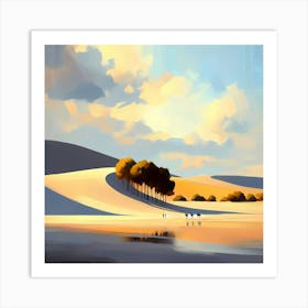 Landscape Painting 159 Art Print