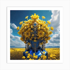 Yellow Sunflowers 2 Art Print