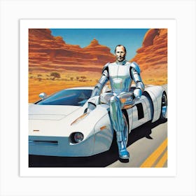 Man In Space 9 Art Print