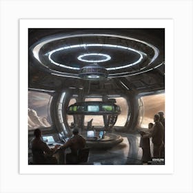 Space Station Interior 1 Art Print