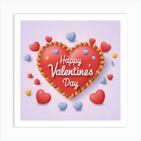 Happy Valentine's Day 6 2 Art Print