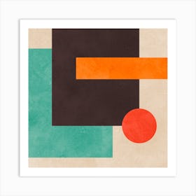 Geometric and harmonious set 1 Art Print