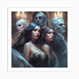 Vampire Group Art Print