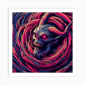 Demonic Creature Art Print