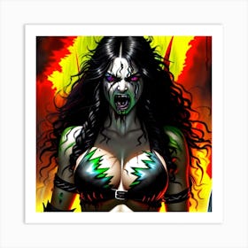 Ghoul Warrior Art Print