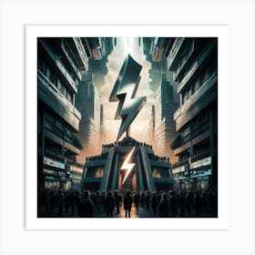 Lightning Bolt 19 Art Print