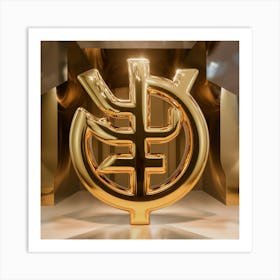 Gold Logo Art Print