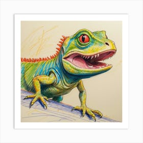 Lizard 28 Art Print