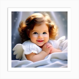 Angel Baby 2 Art Print