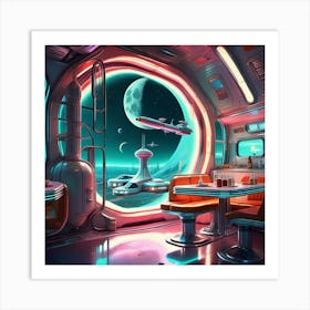 Futuristic Art Art Print