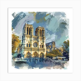 Notre Dame Paris 1 Art Print