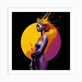 Woman In The Sun Art Print