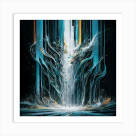 'Waterfall' 1 Art Print