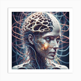 Human Brain 111 Art Print