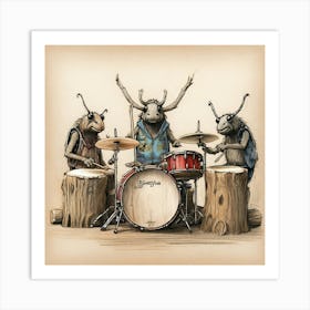 Beetle Band 2 Art Print