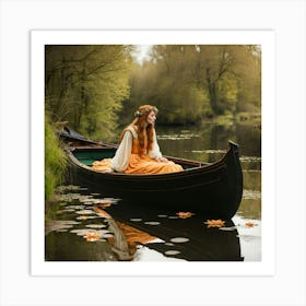 The Lady Of Shalott Art Print