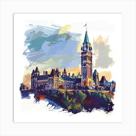 Ottawa Cityscape Art Print