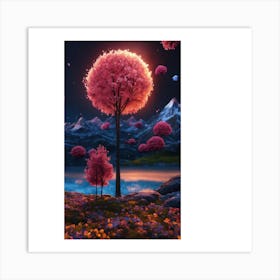 The Flower Of Heaven Art Print