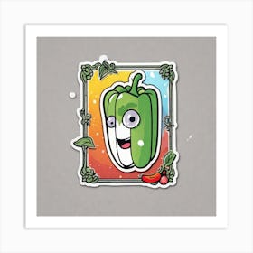 Green Pepper 1 Art Print