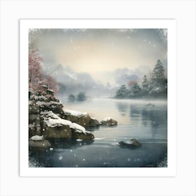 Winter Scene Affiche