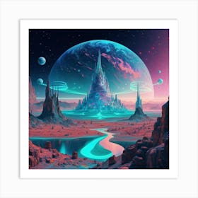Alien Planet Art Print