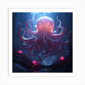 Octopus Art Print