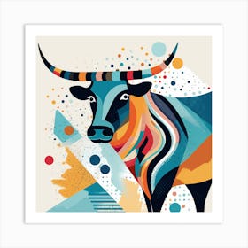 Bull Canvas Print Art Print