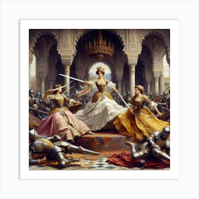 Queen Of Spain Art Print